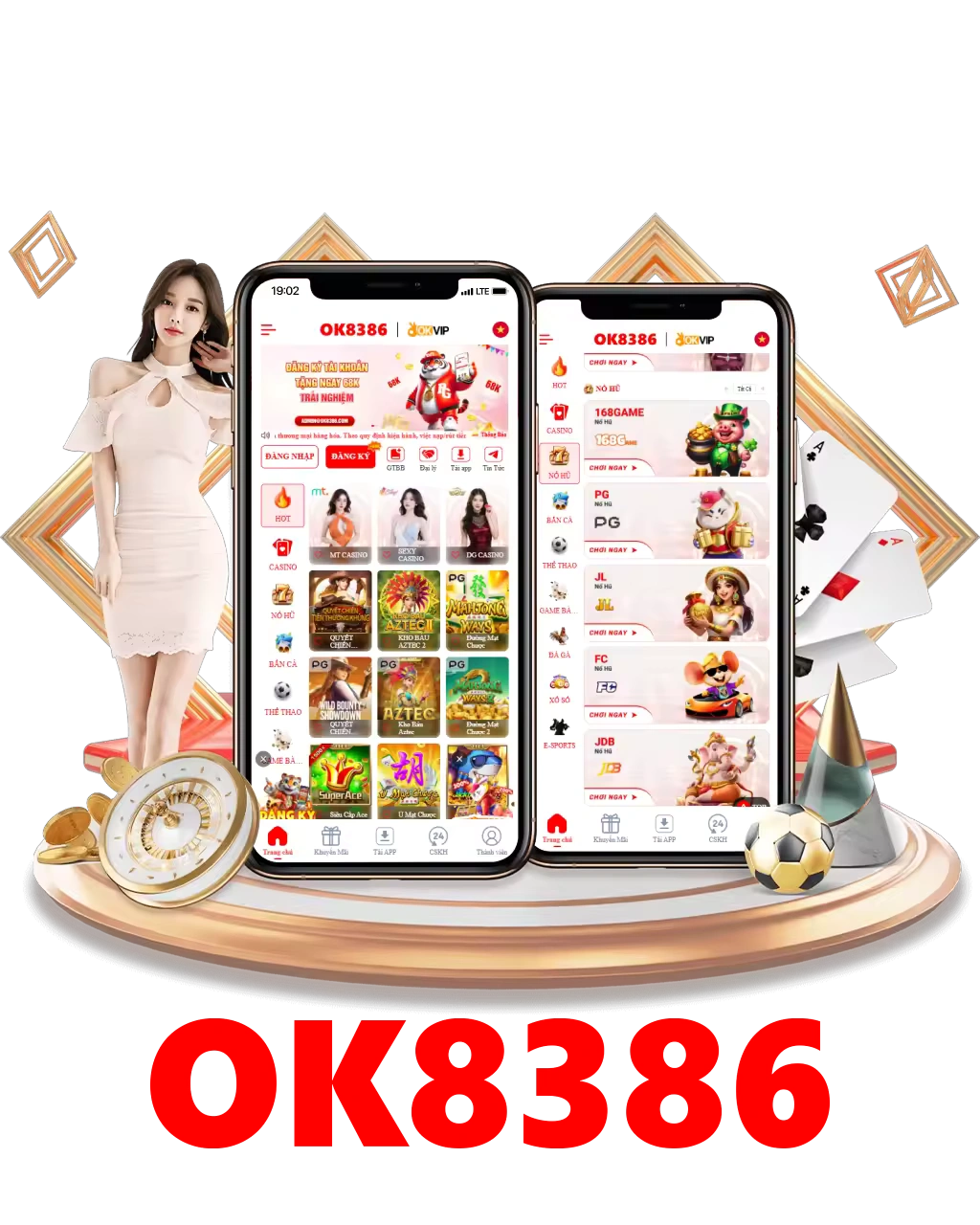 Ứng dụng OK8386 trên điện thoại và máy tính bảng